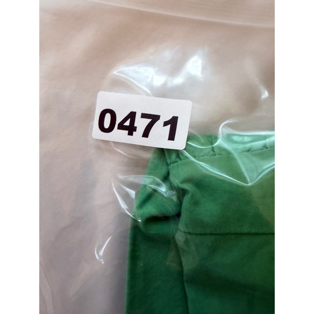 New LOFT Kelly Green Puff Sleeve‎ Tiered Midi Dress Button Front Casual Size 4 - Picture 9 of 9